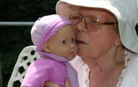 Doll therapy for dementia